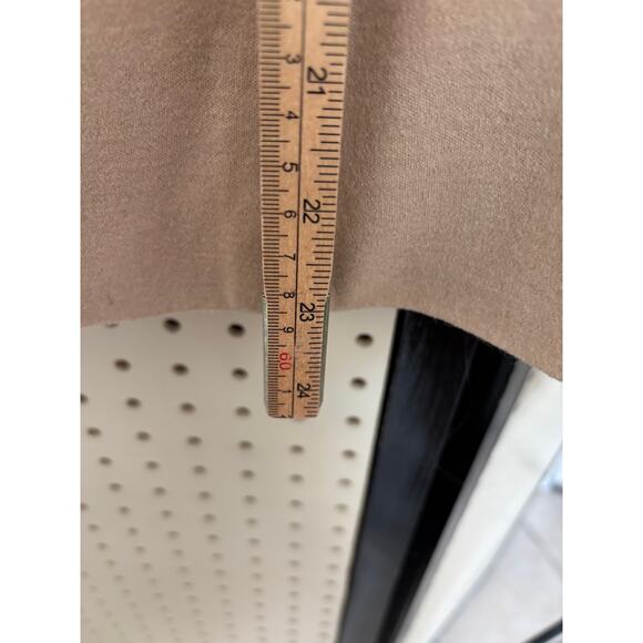 Ann Taylor Wool-Blend Jacket Oversized Collar Blonde Coffee Quiet Luxury Size 10 - Picture 7 of 8